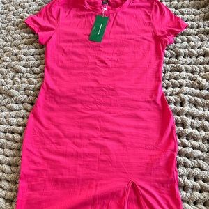 Mini T-Shirt Bodycon dress! New! L